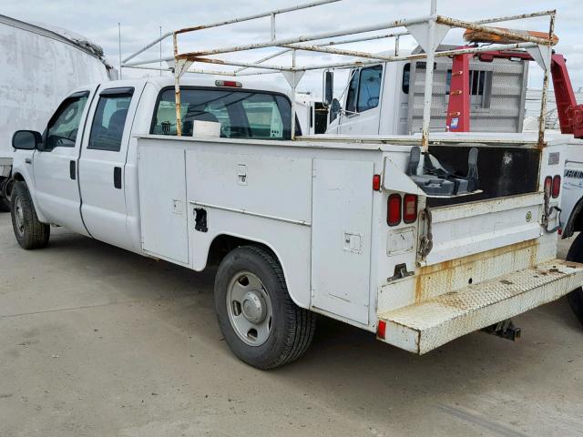 1FTWW30505EA39364 - 2005 FORD F350 SRW S WHITE photo 4