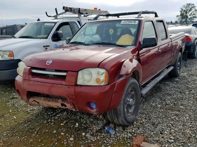 1N6ED29XX4C458037 - 2004 NISSAN FRONTIER C 勃艮第红 照片 2