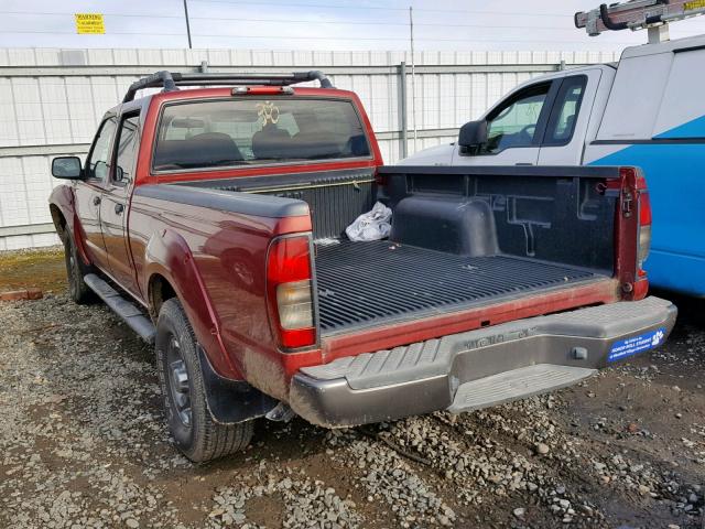 1N6ED29XX4C458037 - 2004 NISSAN FRONTIER C 勃艮第红 照片 3
