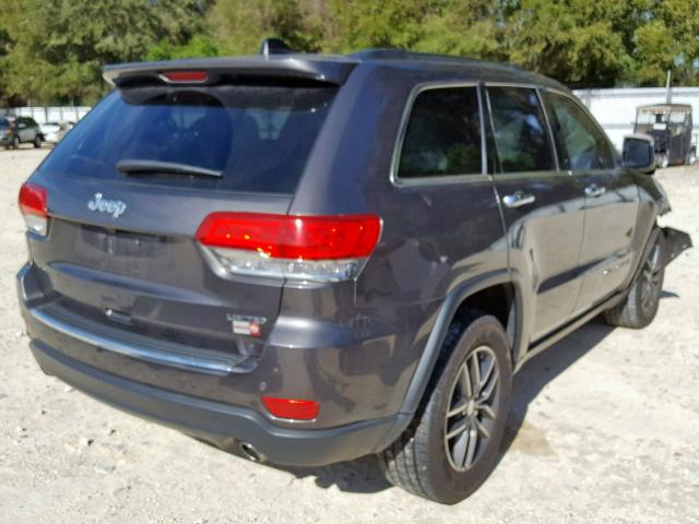 1C4RJEBG2HC647294 - 2017 JEEP GRAND CHER GRAY photo 4