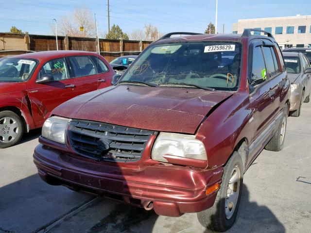 2S3TD52V736101833 - 2003 SUZUKI VITARA JLX MAROON photo 9