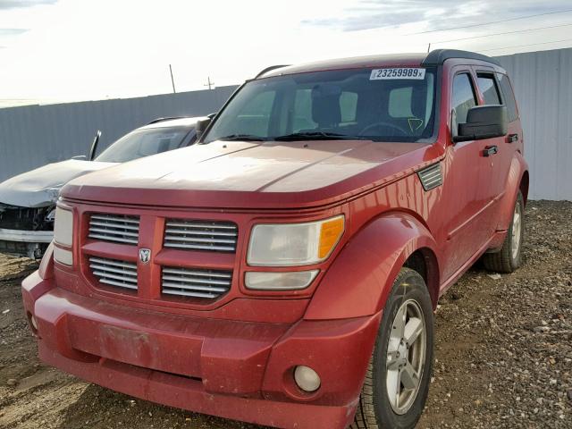 1D8GU586X8W102389 - 2008 DODGE NITRO R/T RED photo 2