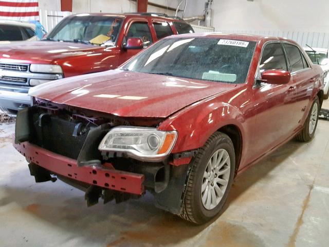 2C3CCAAG5CH209793 - 2012 CHRYSLER 300 RED photo 2