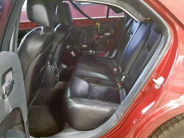 2C3CCAAG5CH209793 - 2012 CHRYSLER 300 RED photo 6