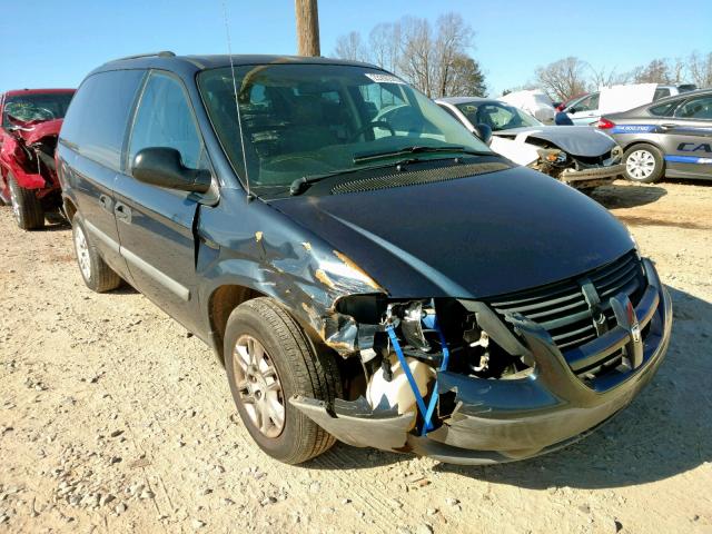 1D4GP25E77B264005 - 2007 DODGE CARAVAN SE BLUE photo 1