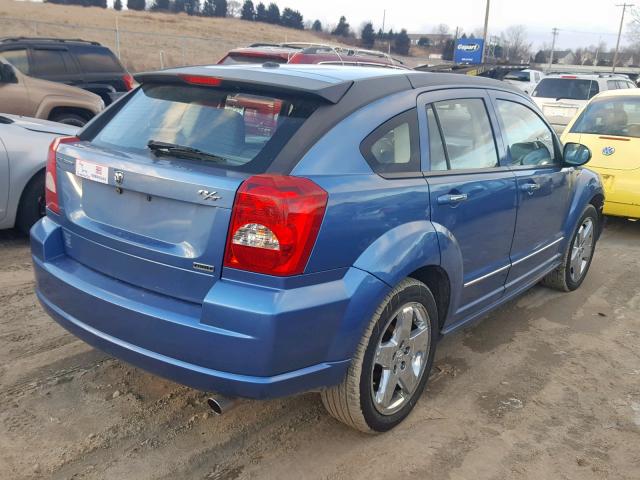 1B3HE78K27D330181 - 2007 DODGE CALIBER R/ BLUE photo 4