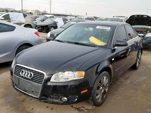 WAUAF78E36A039239 - 2006 AUDI A4 2 BLACK photo 2