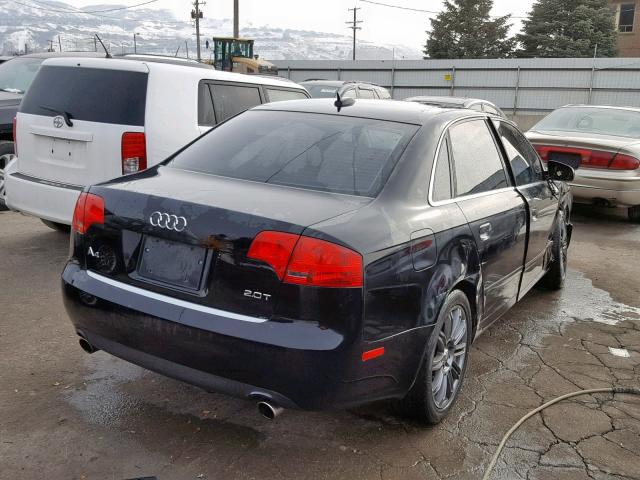 WAUAF78E36A039239 - 2006 AUDI A4 2 BLACK photo 4