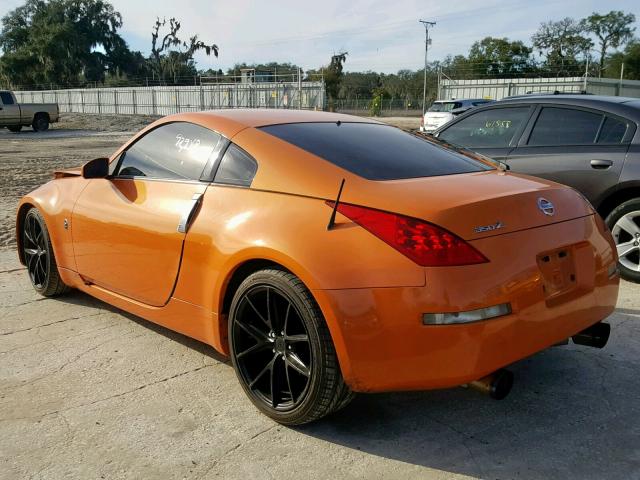 JN1BZ34E77M553420 - 2007 NISSAN 350Z COUPE ORANGE photo 3