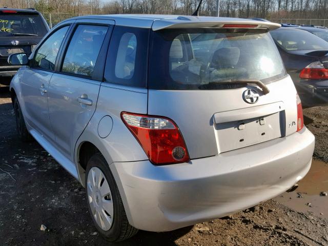 JTKKT624060148816 - 2006 TOYOTA SCION XA SILVER photo 3