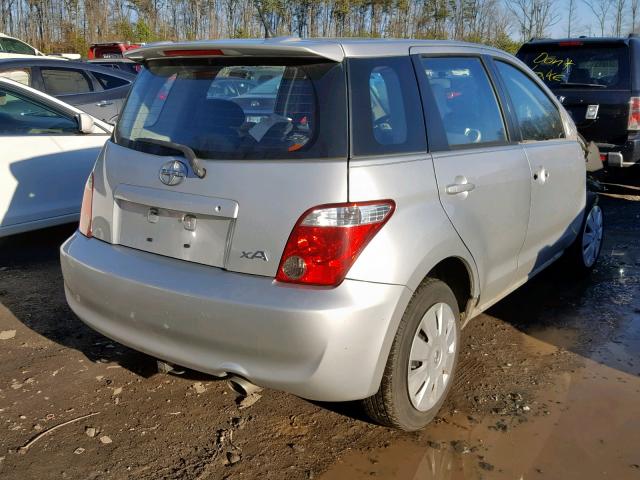 JTKKT624060148816 - 2006 TOYOTA SCION XA SILVER photo 4