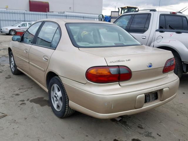 1G1NE52J43M561432 - 2003 CHEVROLET MALIBU LS BEIGE photo 3