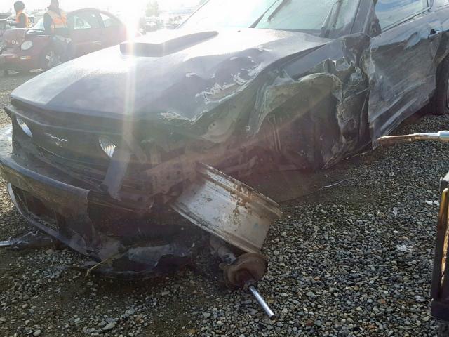 1ZVFT82H375284396 - 2007 FORD MUSTANG GT BLACK photo 9