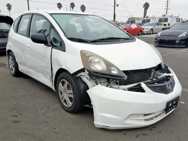 JHMGE8H30BC025302 - 2011 HONDA FIT WHITE photo 1