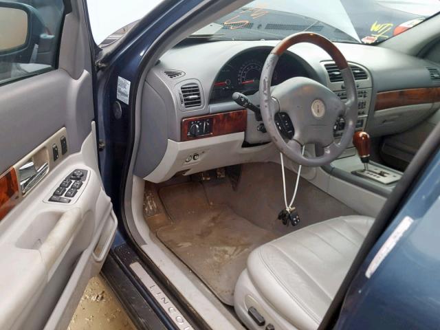 1LNHM87A85Y657976 - 2005 LINCOLN LS TEAL photo 9