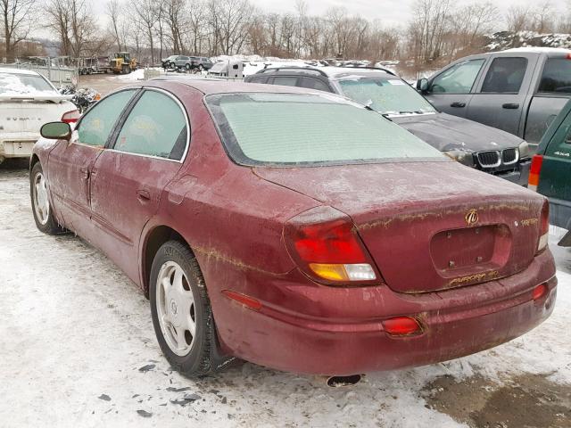 1G3GS64CX24124577 - 2002 OLDSMOBILE AURORA 4.0 BURGUNDY photo 3