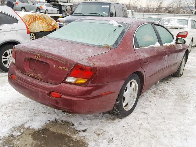 1G3GS64CX24124577 - 2002 OLDSMOBILE AURORA 4.0 BURGUNDY photo 4