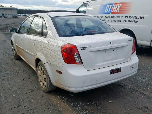 KL5JD52Z04K042024 - 2004 SUZUKI FORENZA S WHITE photo 3