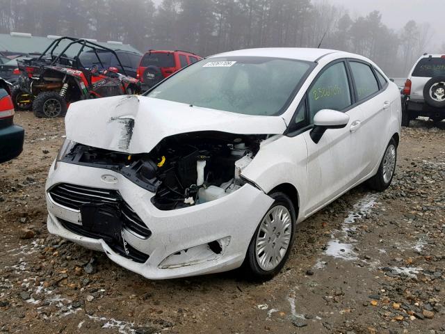 3FADP4AJ2FM140624 - 2015 FORD FIESTA S WHITE photo 2