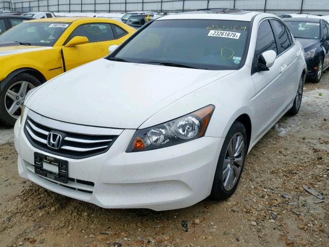 1HGCP2F71CA005345 - 2012 HONDA ACCORD EX WHITE photo 2