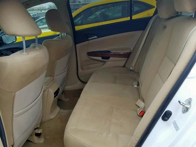 1HGCP2F71CA005345 - 2012 HONDA ACCORD EX WHITE photo 6
