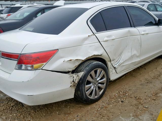 1HGCP2F71CA005345 - 2012 HONDA ACCORD EX WHITE photo 9