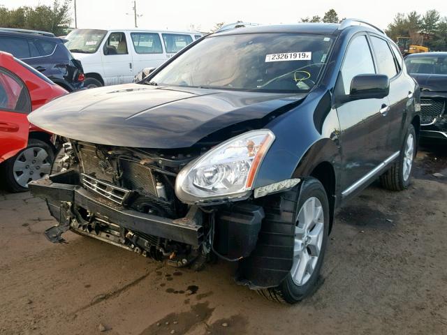 JN8AS5MVXDW103824 - 2013 NISSAN ROGUE S 黑色 照片 2