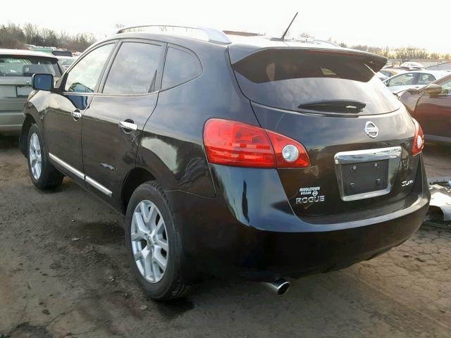 JN8AS5MVXDW103824 - 2013 NISSAN ROGUE S 黑色 照片 3