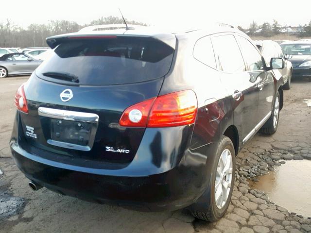 JN8AS5MVXDW103824 - 2013 NISSAN ROGUE S 黑色 照片 4