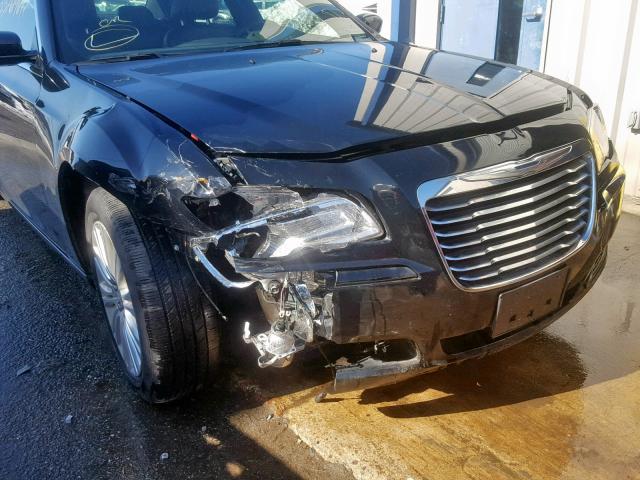 2C3CCARG4EH283259 - 2014 CHRYSLER 300 BLACK photo 9