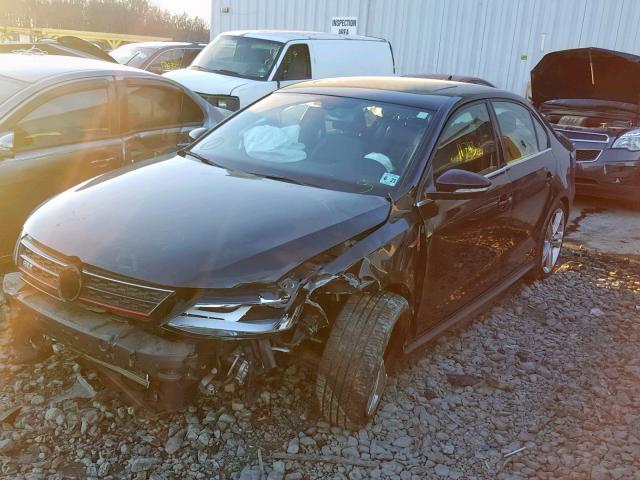 3VW4T7AJ3GM373563 - 2016 VOLKSWAGEN JETTA GLI BLACK photo 2