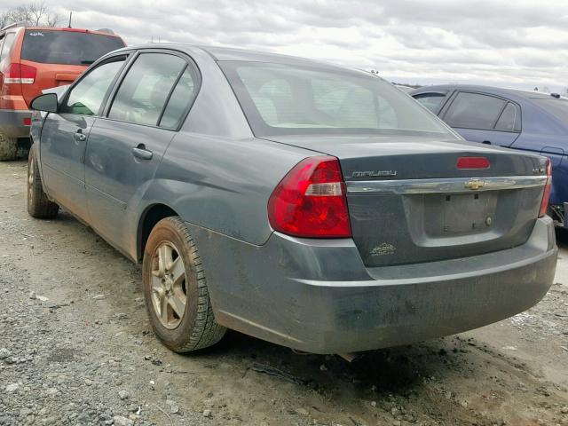 1G1ZT52875F265686 - 2005 CHEVROLET MALIBU LS ნაცრისფერი ფოტო 3