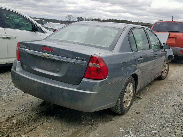 1G1ZT52875F265686 - 2005 CHEVROLET MALIBU LS ნაცრისფერი ფოტო 4