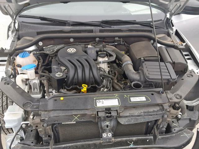 3VW2K7AJ3EM300202 - 2014 VOLKSWAGEN JETTA BASE 银色 照片 7