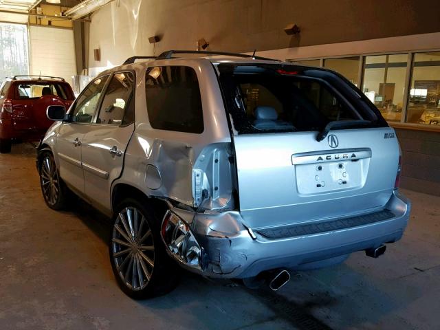 2HNYD18956H522475 - 2006 ACURA MDX TOURIN SILVER photo 3