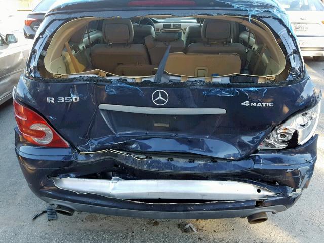 4JGCB65E88A080115 - 2008 MERCEDES-BENZ R 350 BLUE photo 9