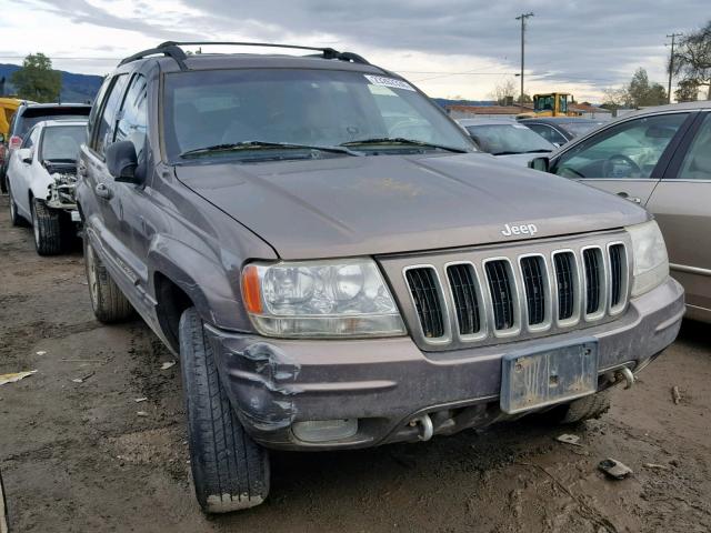 1J4GW58N21C724132 - 2001 JEEP GRAND CHER BEIGE photo 1