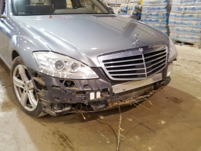 WDDNG7DB2CA466362 - 2012 MERCEDES-BENZ S 550 BLUE photo 9