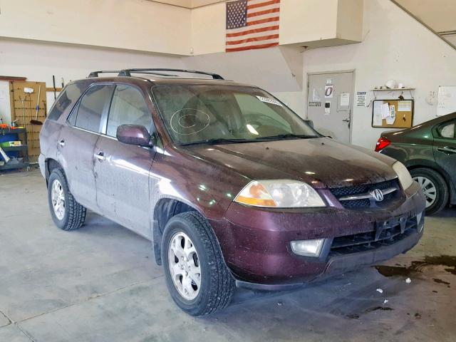 2HNYD18811H524076 - 2001 ACURA MDX TOURIN MAROON photo 1