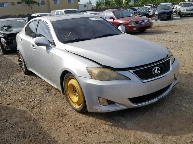 JTHBK262X72050733 - 2007 LEXUS IS 250 SILVER photo 1