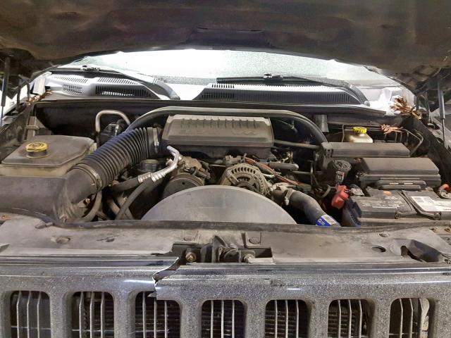 1J8HG48K76C280382 - 2006 JEEP COMMANDER BLACK photo 7