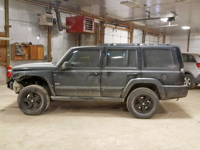 1J8HG48K76C280382 - 2006 JEEP COMMANDER BLACK photo 9