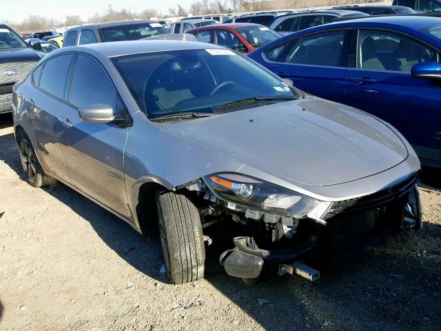 1C3CDFBB3GD660608 - 2016 DODGE DART SXT GRAY photo 1