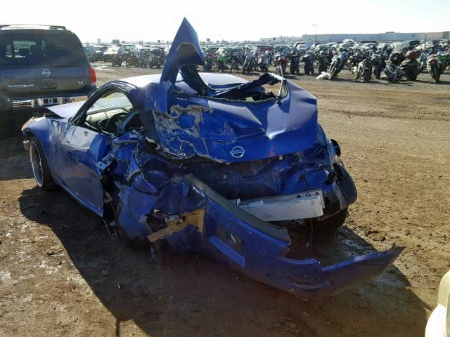 JN1AZ34D73T101390 - 2003 NISSAN 350Z COUPE BLUE photo 3