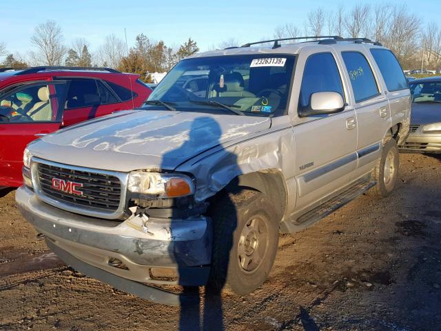 1GKEK13T76J108067 - 2006 GMC YUKON GRAY photo 2