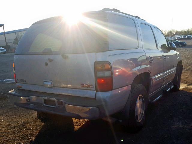 1GKEK13T76J108067 - 2006 GMC YUKON GRAY photo 4