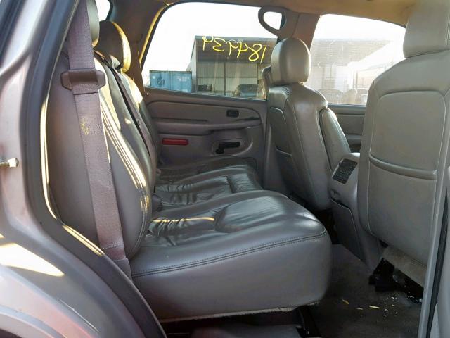 1GKEK13T76J108067 - 2006 GMC YUKON GRAY photo 6