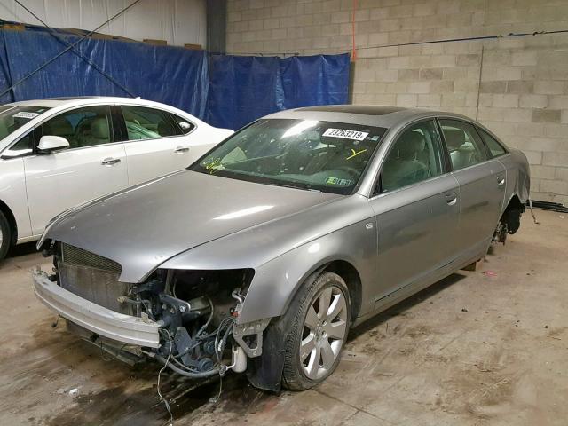 WAUDG74FX6N067783 - 2006 AUDI A6 3.2 QUA GRAY photo 2