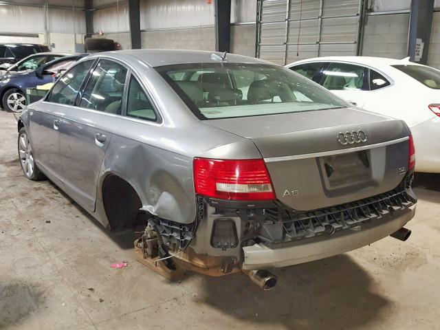 WAUDG74FX6N067783 - 2006 AUDI A6 3.2 QUA GRAY photo 3