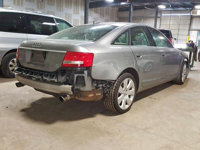 WAUDG74FX6N067783 - 2006 AUDI A6 3.2 QUA GRAY photo 4